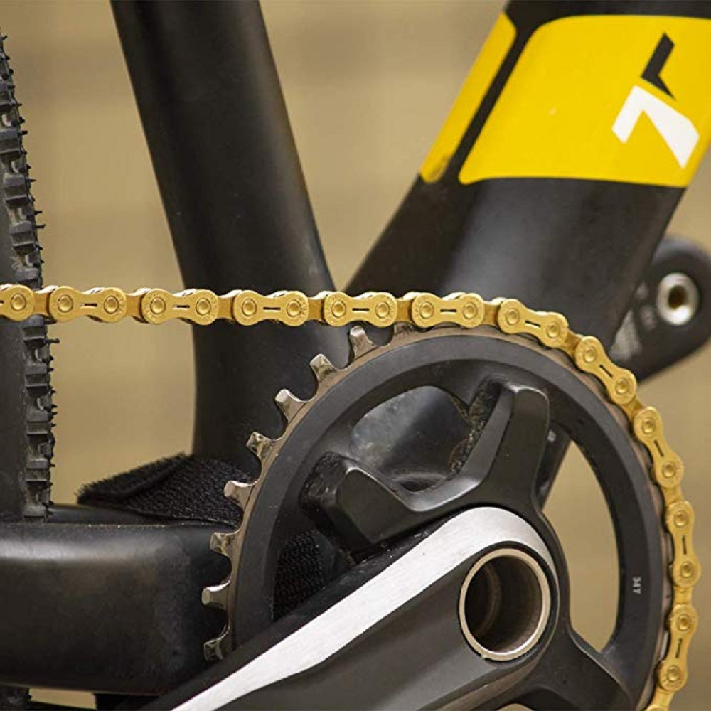 ZTTO MTB 11 S 11 Geschwindigkeit Fahrrad Kette 11Geschwindigkeit Fahrrad Kette für Mountainbike Rennrad Fahrrad Teile 116 Verknüpfungen mit Fehlt Verknüpfung