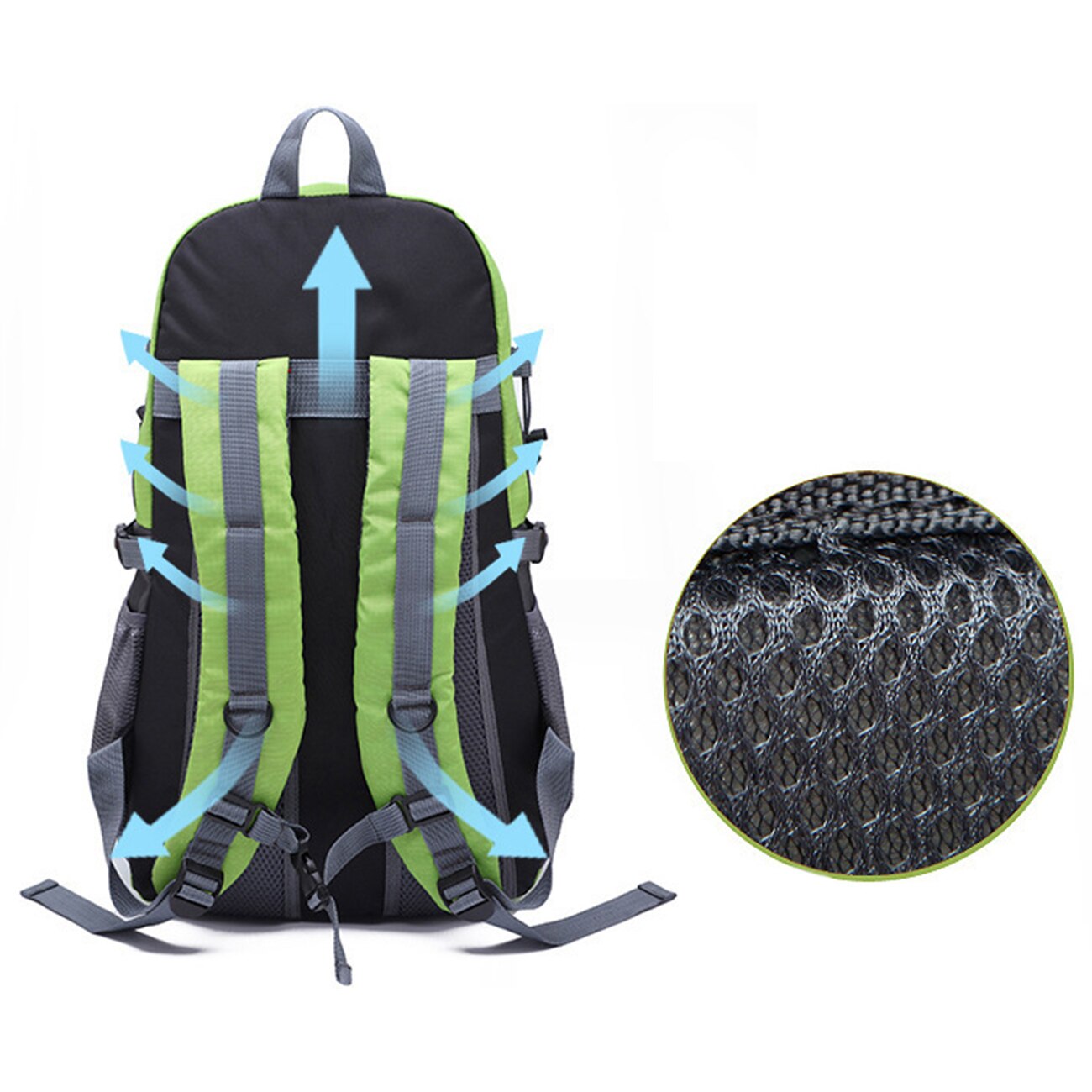 Waterproof Lightweight High capacity Backpack Outdoor Hiking Camping Mountaineering bag Traveling for Men Women