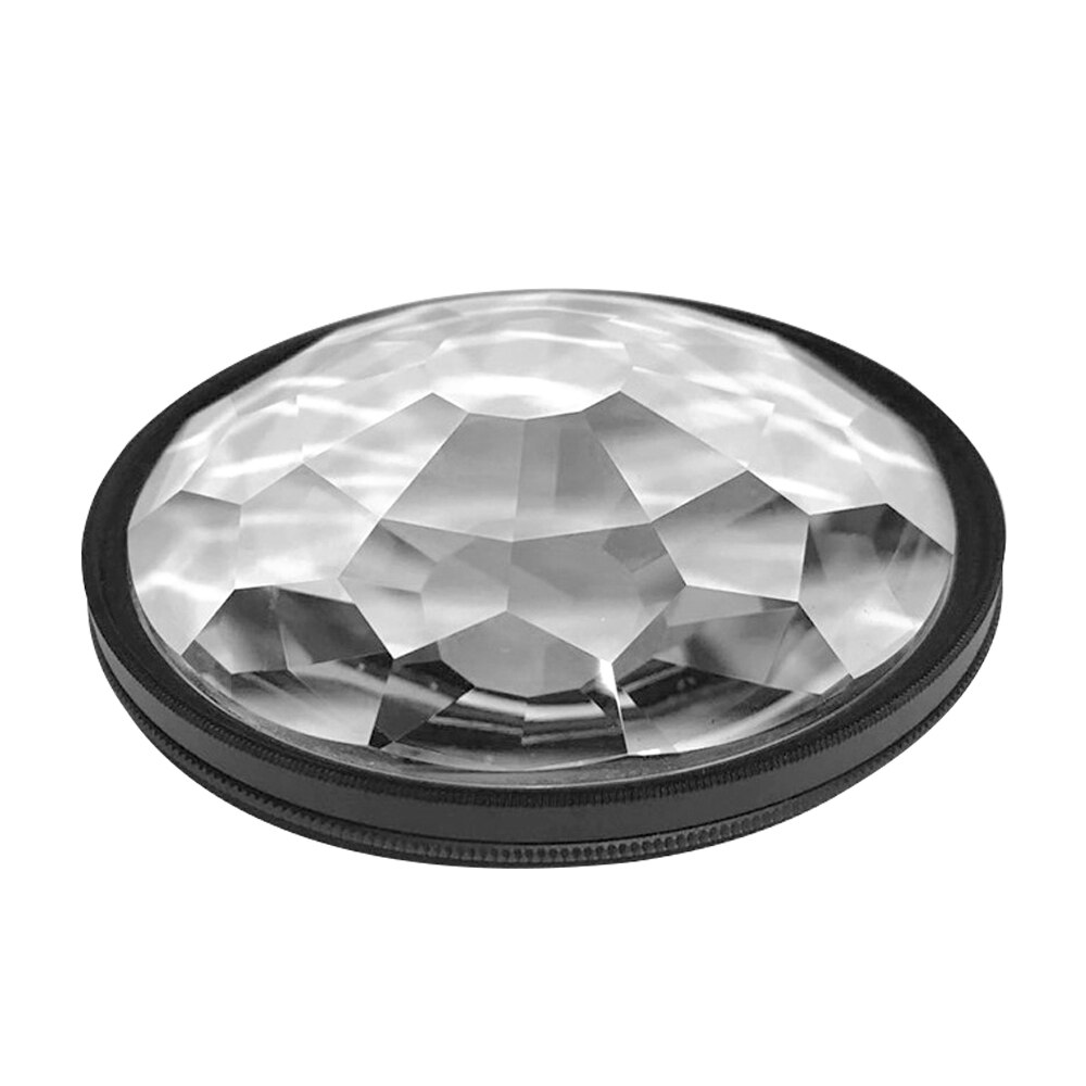 Filtro de cristal para cámara de prisma, caleidoscopio de 77mm, número Variable de objetos, accesorios de fotografía SLR, caleidoscopio para niños