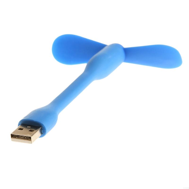 Ventilatore USB creativo Mini ventilatore portatile flessibile e lampada a LED USB per gadget estivi Power Bank, notebook e computer