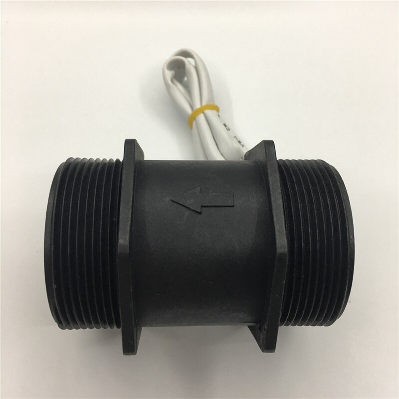 DN50 Plastic Hall Turbine Water Flow Meter Sensor 2 Inch Flow Sensor 5-250L/Min