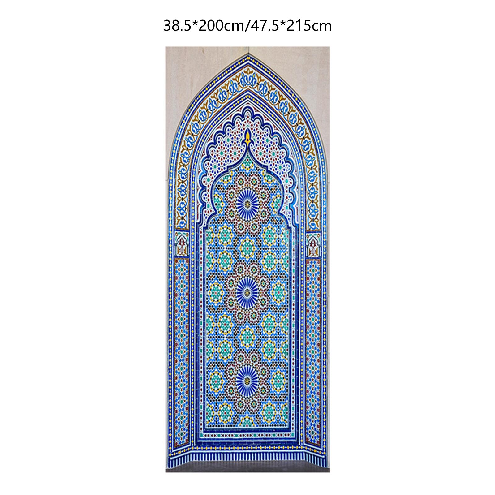 2x Self-Adhesive Door Frame Door Sticker Art Mural for Bedroom Decoration