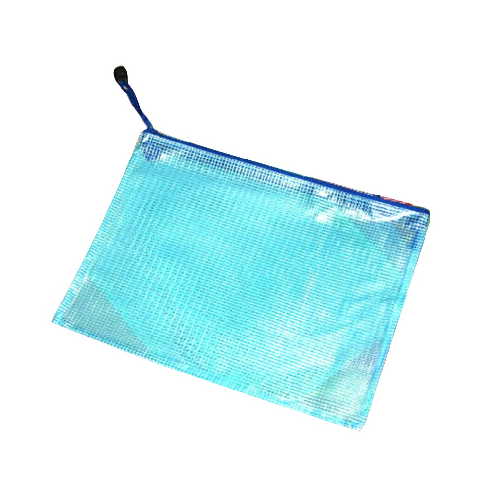 A3/a4/a5/a6/b4/b5/b6 rutnät transparent dokumentpåse pvc blixtlås papperspåse arkivering produkter väska: B4