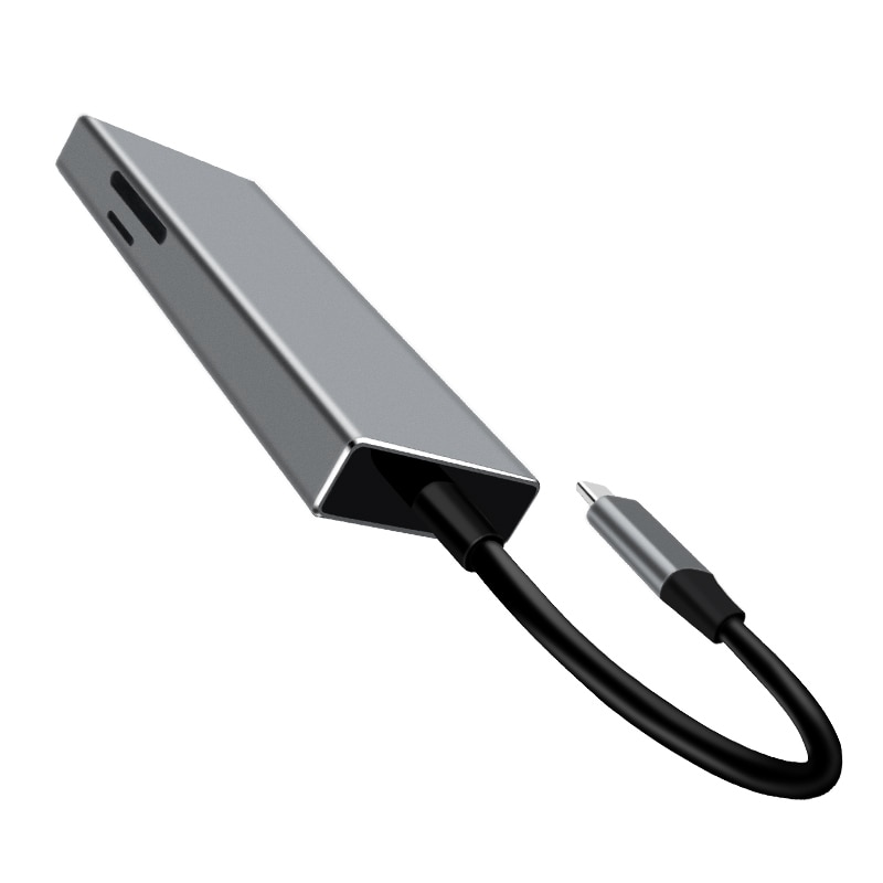 Type-C Docking Station HDMI 4K Converter 3.0 Hubsd / Tf Card Reader PD Charging 7-In-1 Docking Station