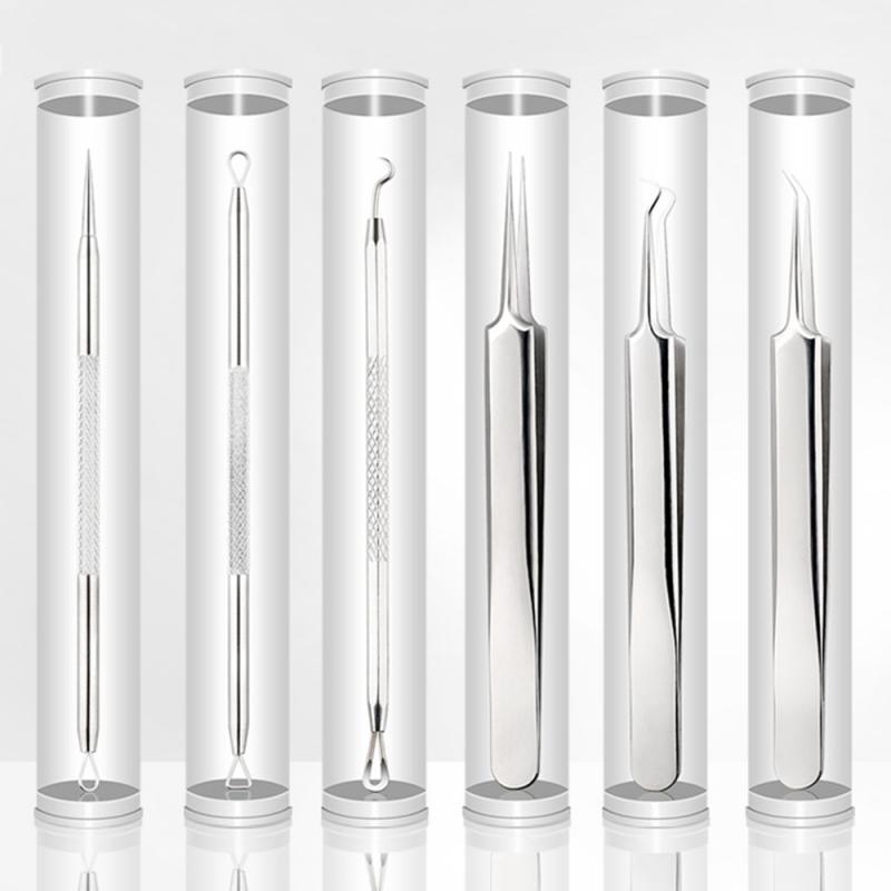 Roestvrijstalen mee-eter verwijderaar acne clip poriënreiniger gezichtsreinigingstool mee-eter en puistjes verwijderaar huidverzorgingstool