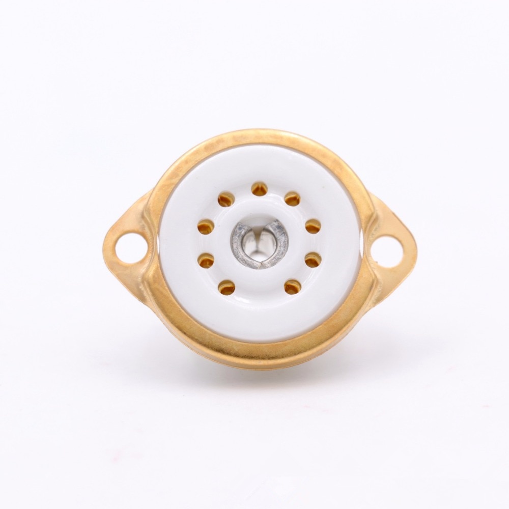 10 Stck Chassis Montieren 9Stift Keramik Vakuum Rohr Buchse Basis FÜR 12AX7 EF86 6922 EL84 6DJ8 12AU7 12beim7 Hifi Audio- gitarre Rohr Ampere