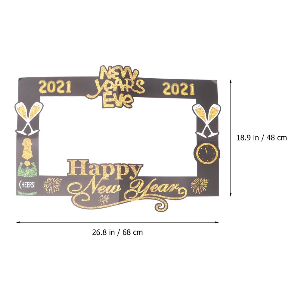 18pcs Handheld Funny Photo Booth Props Photo Props Selfie Props for Year Party