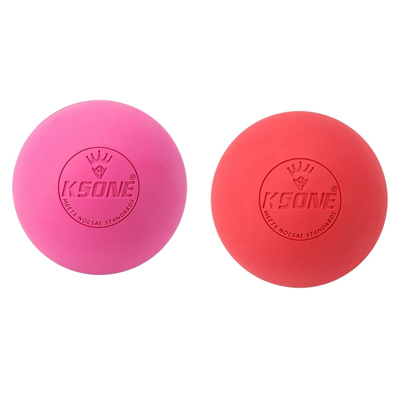 Ksone 2 stück massageball 6.3cm faszien-lacrosse-ball yoga muskelentspannung schmerzlinderung tragbarer physiotherapieball ,7 & 2: Default Title