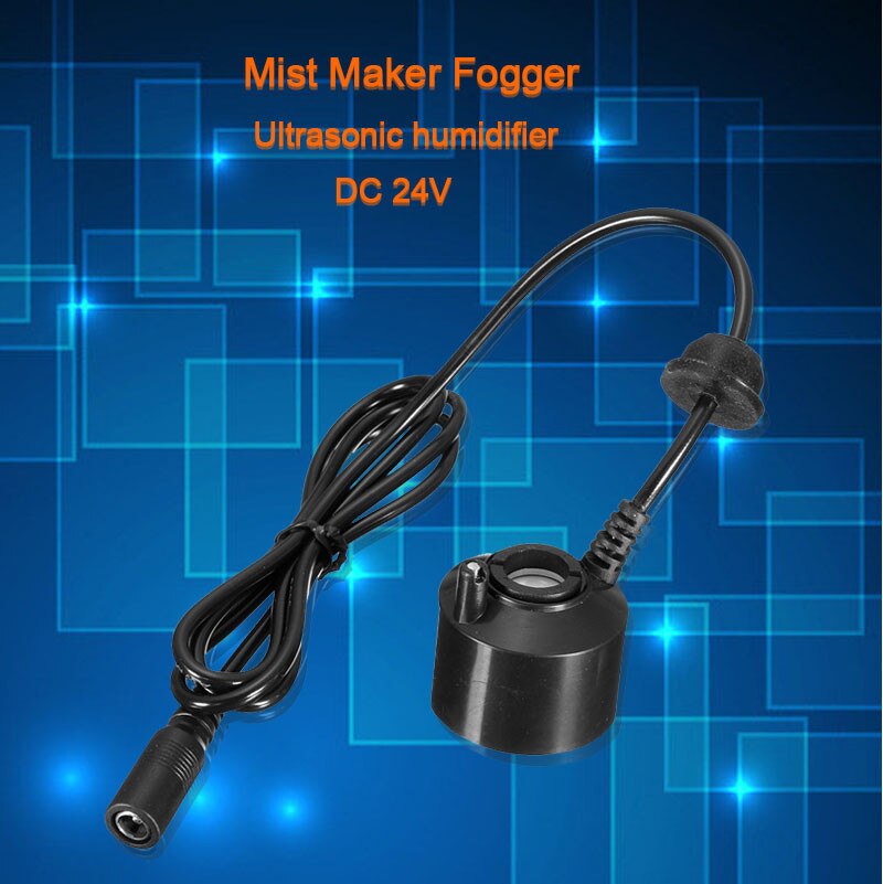 Nebulizador ultrasónico para fuente de agua, atomizador para estanque, humidificador, cabezal de pulverización para el hogar, 24V DC, 36mm