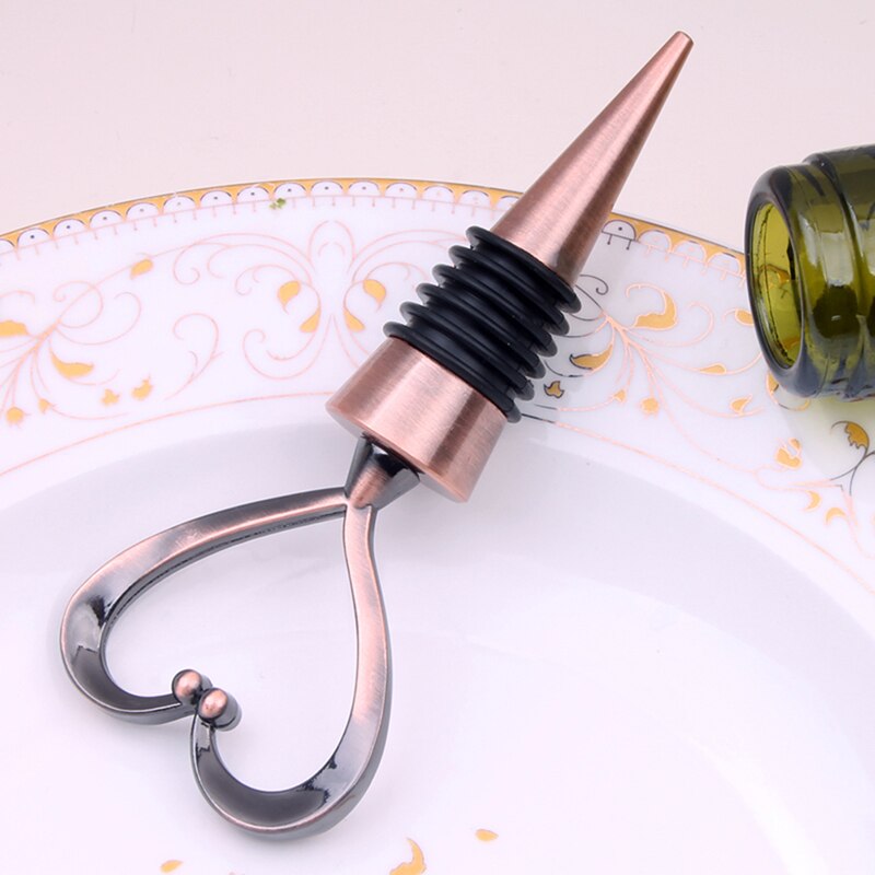 10Styles Wine Bottle Stopper Zinc Alloy Decorative Snowflake Stopper Party Supplies for Keeping Wine Fresh: ZXHG314-BN