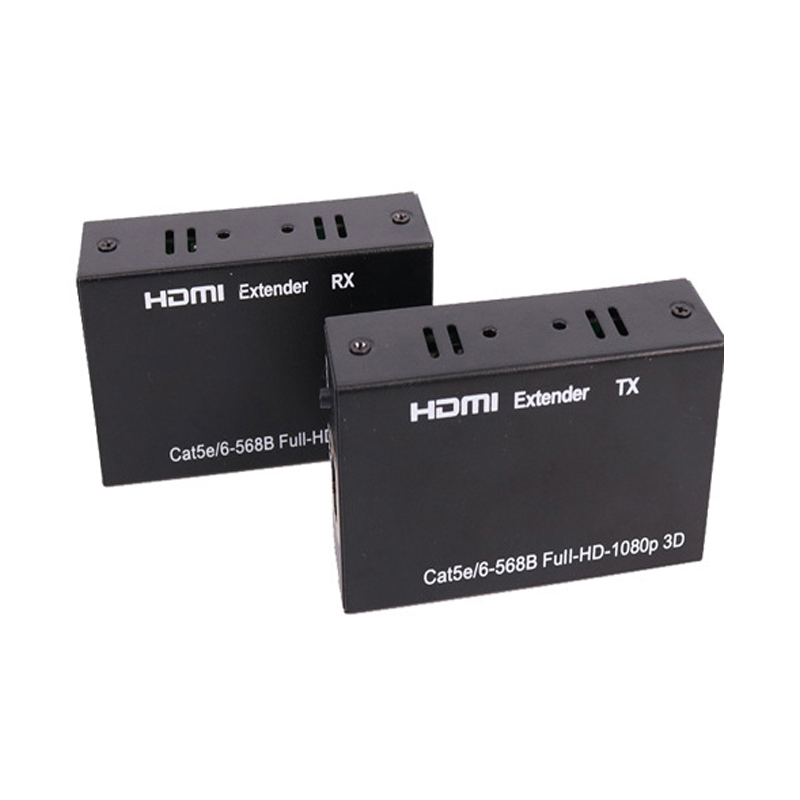 HDMI Extender over Cat5e Cat 6 Ethernet IP TCP signal HDMI to Lan Converter 1080p 3D HDMI Transmitter Receiver TX RX 60M