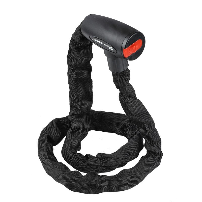 Antivol de vélo, antivol à longue chaîne, en acier renforcé, accessoires de vélo pour moto