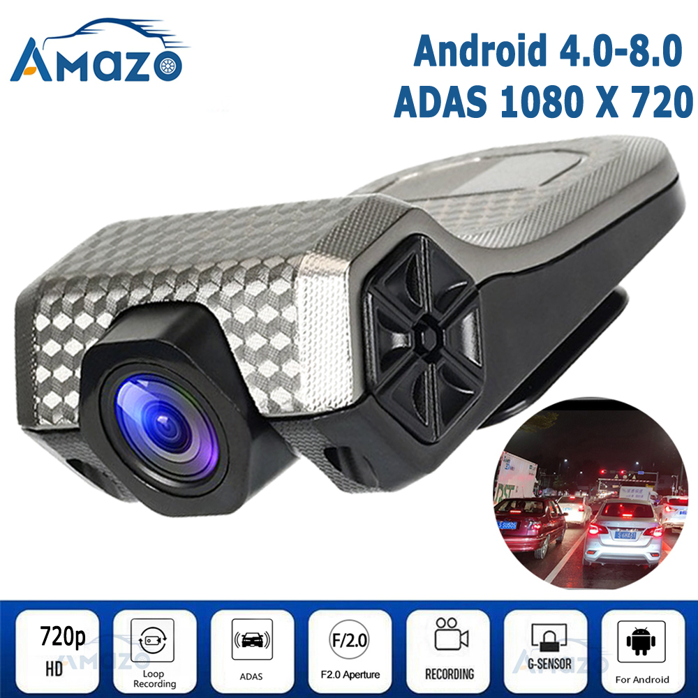 Usb Dash Cam Dvr Dash Camera Auto Dvr Auto Video Surveillance Adas Dashcam Android Dvr Auto Recorder Night Versie Auto recorder