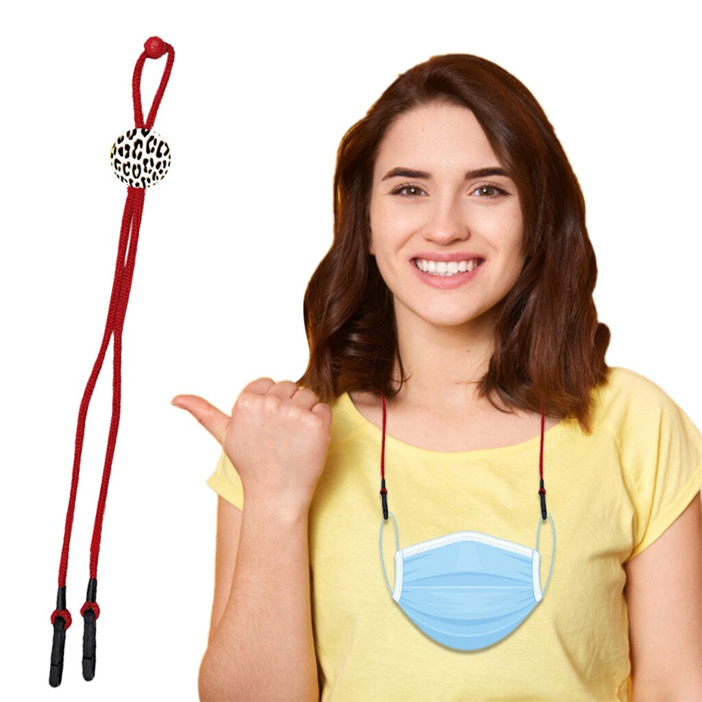 1Pcs Gezichtsmasker Lanyard Handy & Handig Masker Rest & Oor Houder Touw Hals Opknoping Masker Houder Sujeta Mascarillas salvaorejas: B