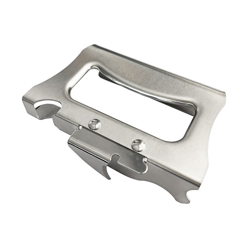 Manual Metal Can Opener 2 in 1 Multi Tool Outdoor Home Jar Bottle Opener Hand Held Safety Stainless Steel Bottle Opener