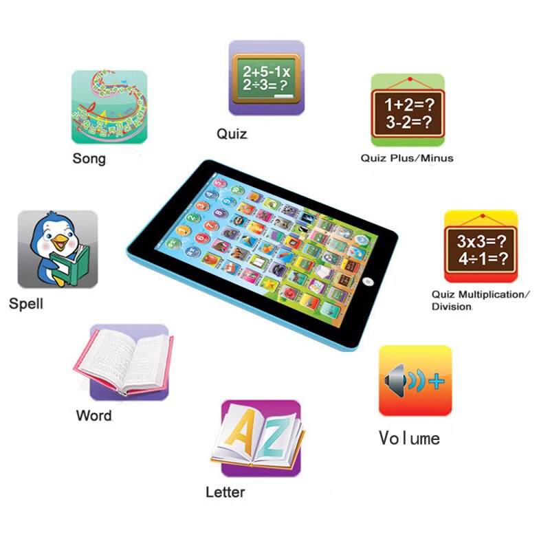 Kinderen leren machine speelgoed voor kinderen y-pad chinese en engelse taal machine voor jonge kinderen, hulpmiddel voor babyonderwijs