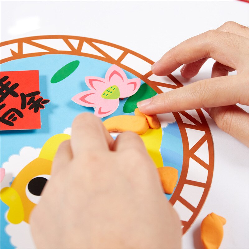 Fluffy Slime drawing toys Clay Decoration children's toys kindergarten learning education diy crafts kids toys for girls toys 02