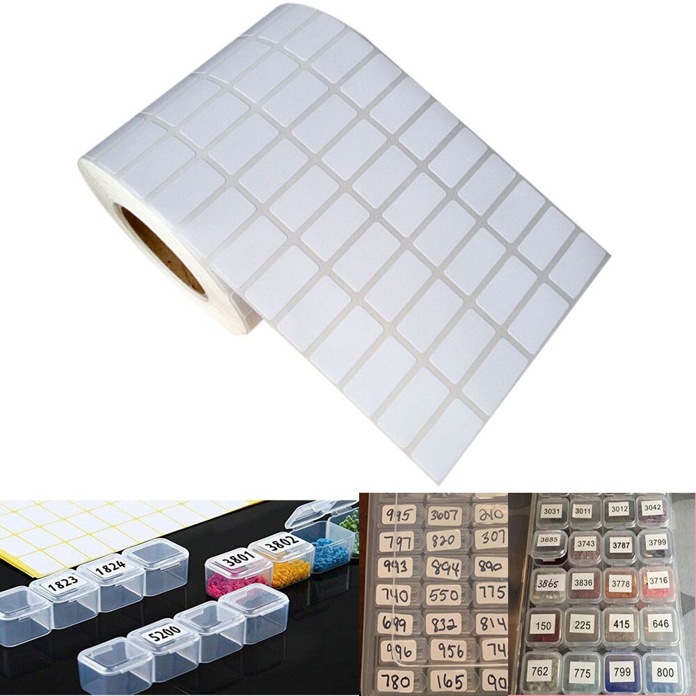 Étiquettes autocollantes distinguées blanches, 500 pièces, auto-adhésif de cuisine, papier adhésif pour emballage, sceau, étiquettes pour bonbons