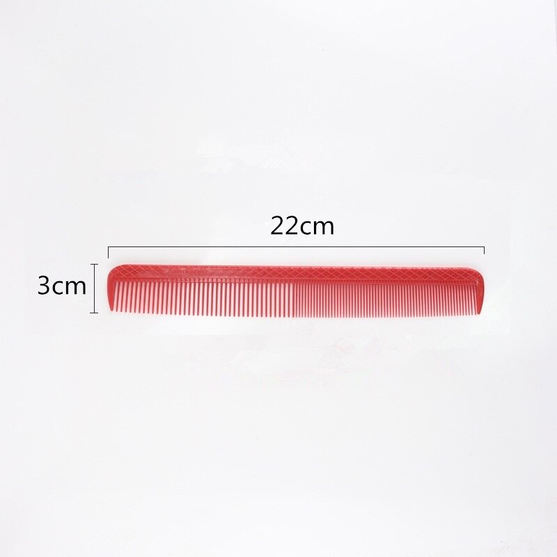 Salon Hairdresser Cutting Hair Comb Barber Special Anti-Static Comb Barber Hairdressing Hair Care Styling Tool: SZ007-Red-01