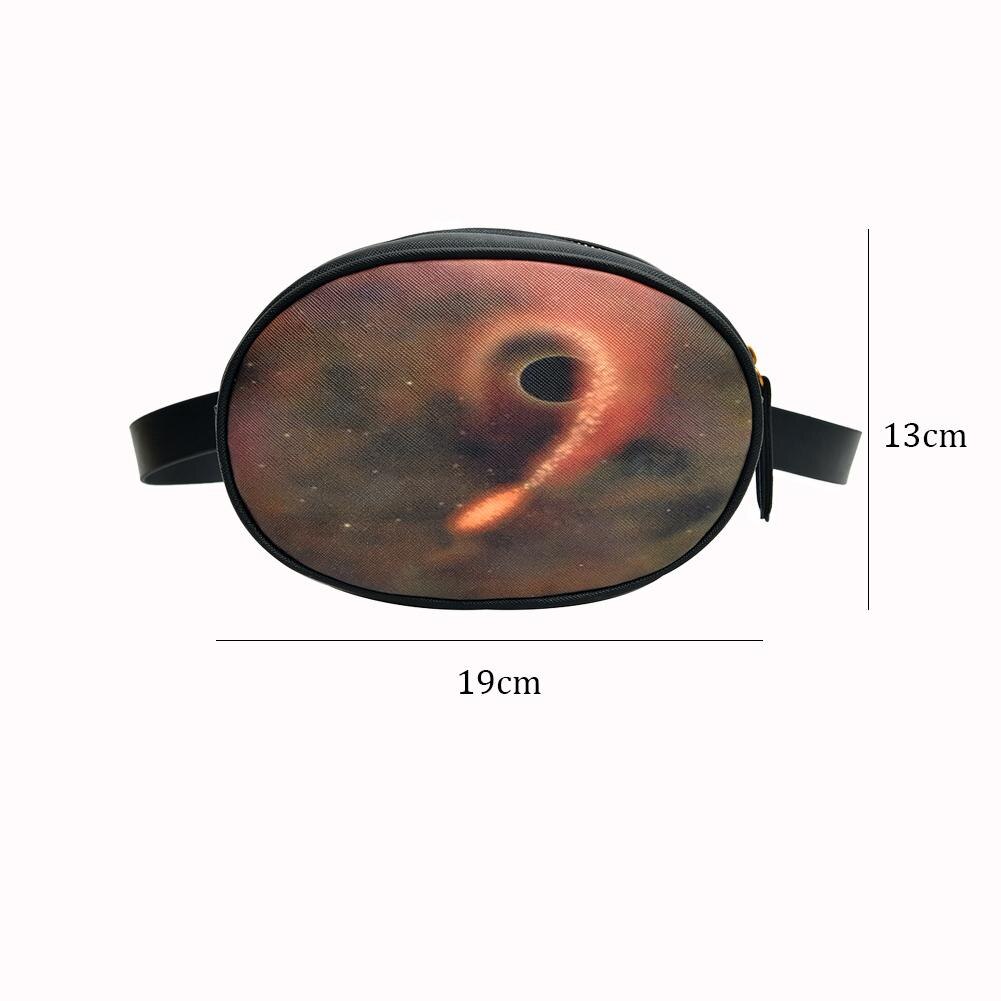 de bolsos de mano de Color al aire libre Casual Fanny Chest Packs mujeres universo estrellas bolsa pequeña bandolera compras: A