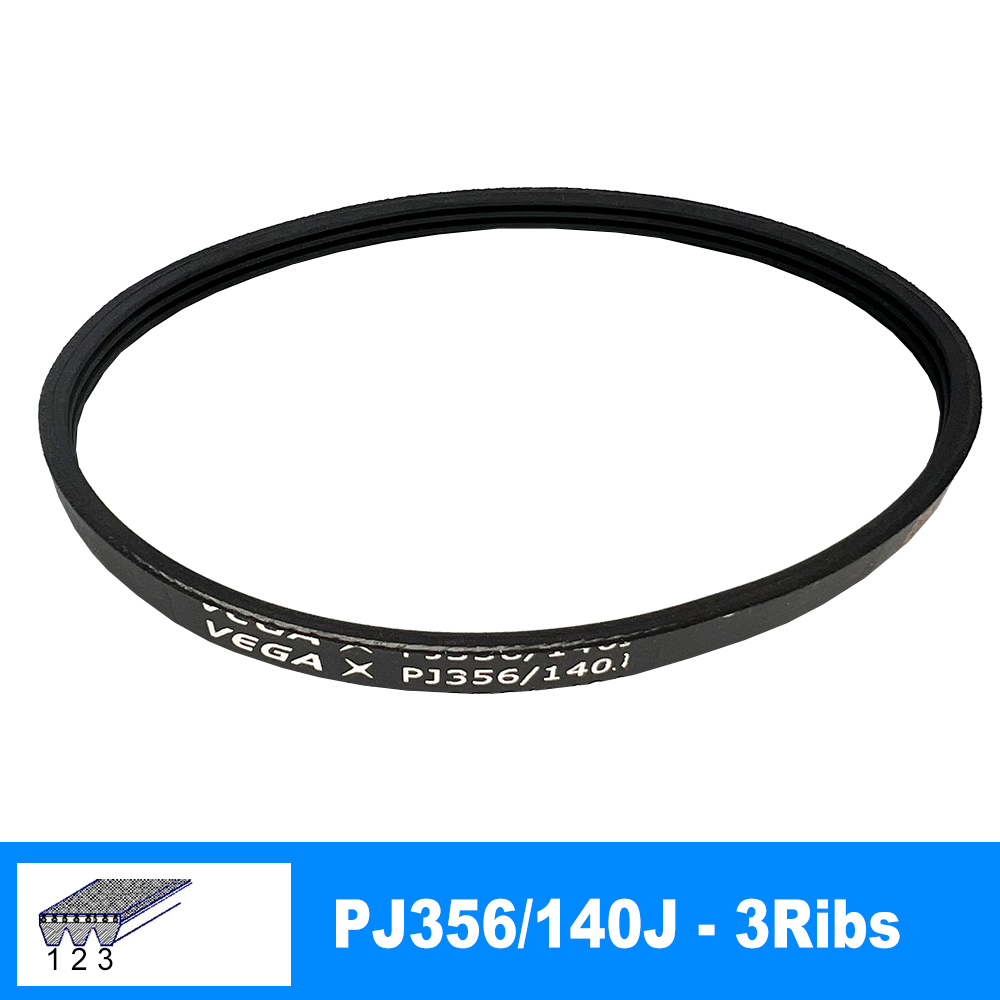VEGA V-Belt PJ356 140J 3/4/5/6/7 costillas para correa de Motor modelo RC DIY: Blanco