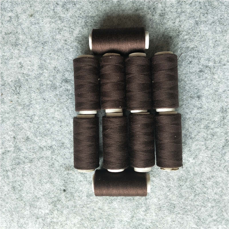 embroidery thread sewing machine thread clothing accessory 20 kind of colour select 100 yard 10pcs sell: coffee