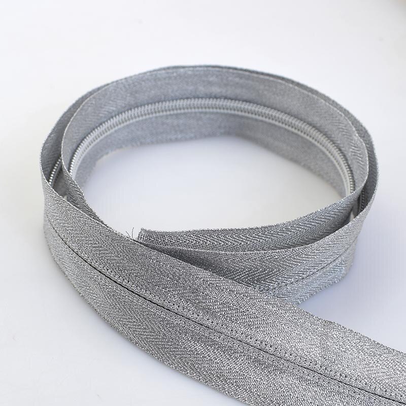 Niet-Deelbare Nylon rits - Bruin - 7,5cm - 3mm - per stuk