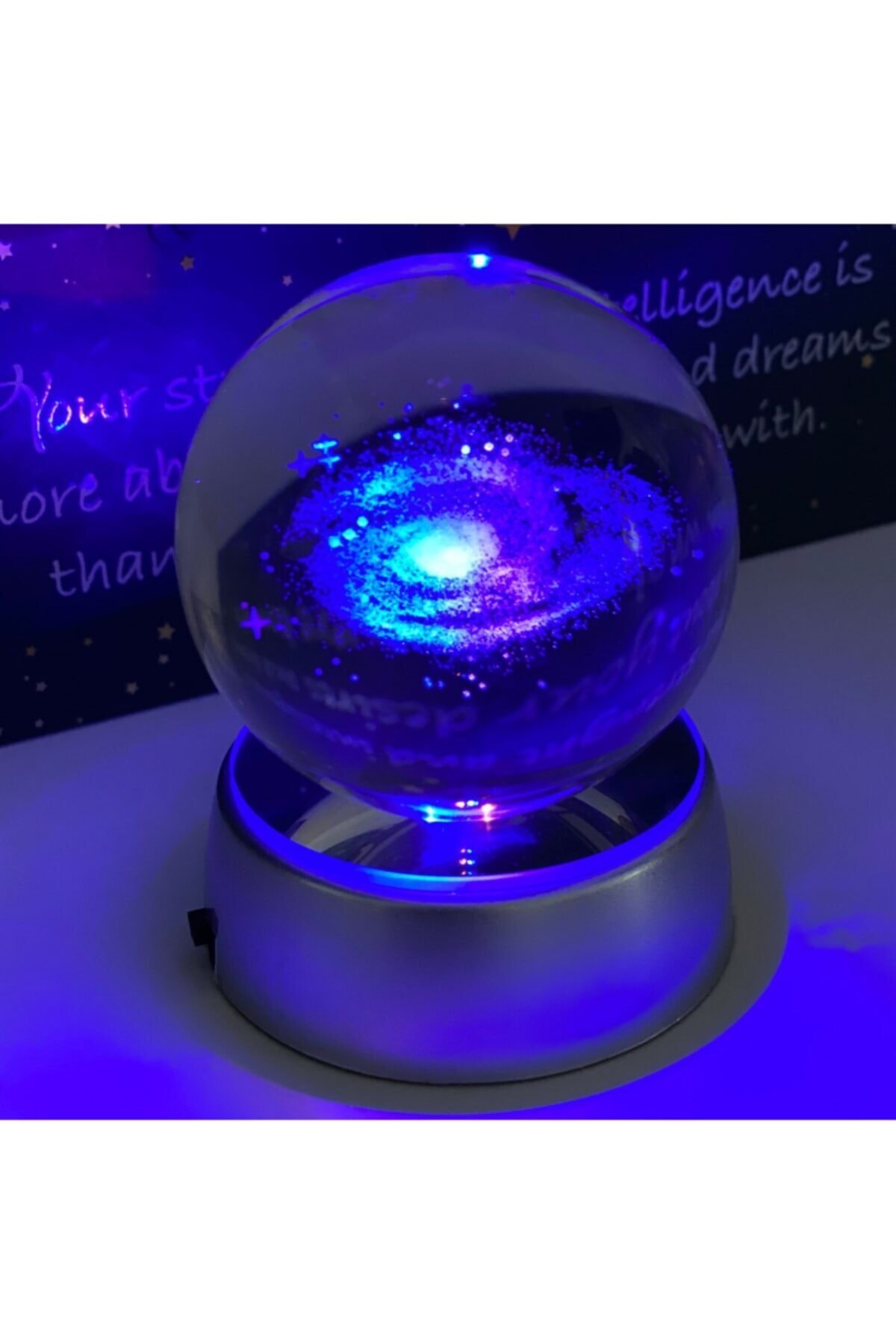 Milky Way Galaxy Luminous Glass Globe Snow Jet Snow Globe Crystal Balls Magnetic Globes Items Home Office Decoration
