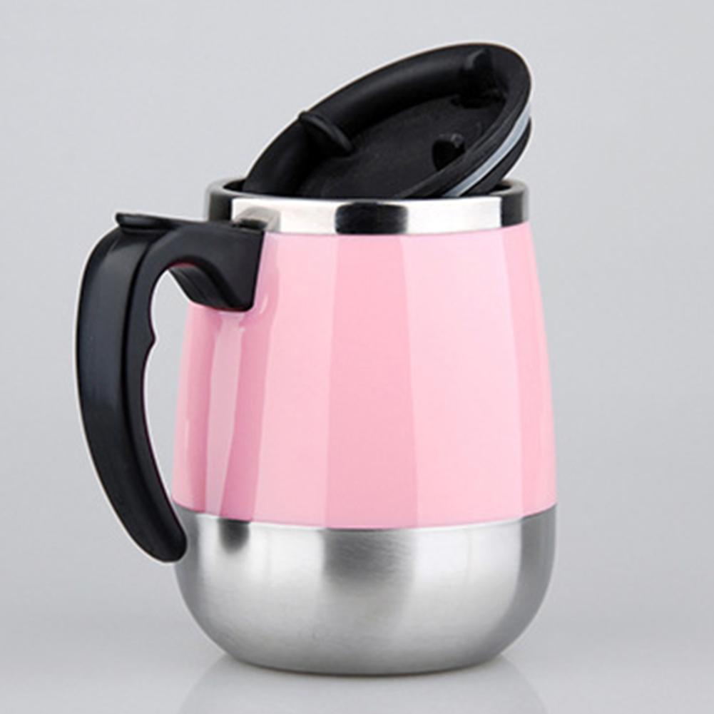 Tazza magnetica automatica caffè latte mescolare tazze 304 acciaio inossidabile creativo agitazione bicchiere auto tazza pigro elettrico Q8H4