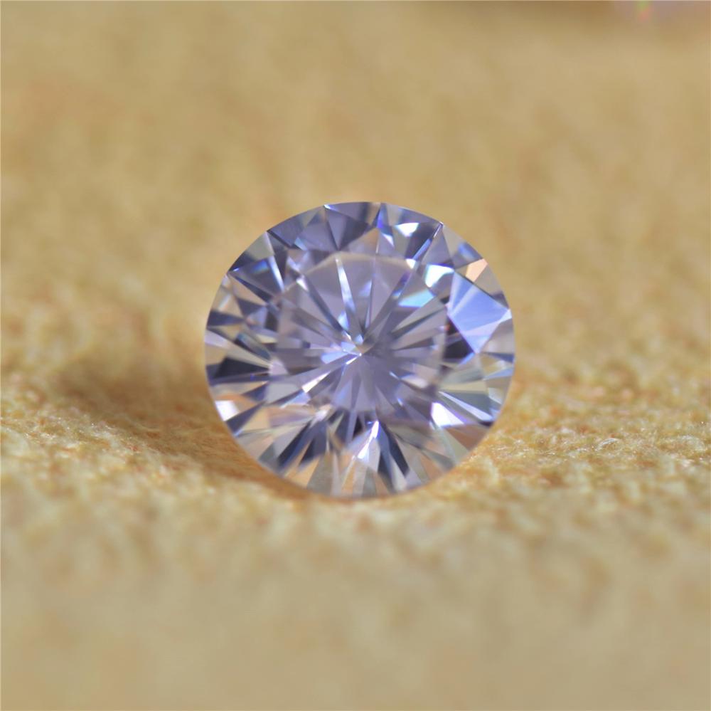 5,0mm round brilliant cut lose moissanite stein mit EF weiß farbe VVS klarheit
