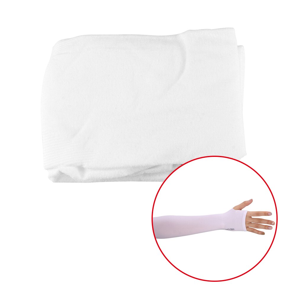 Lange uv beskyttelseshandsker håndbeskytter arm ærmer is silke udendørs til løb sol ærmer arm varmere halvfinger ærmer