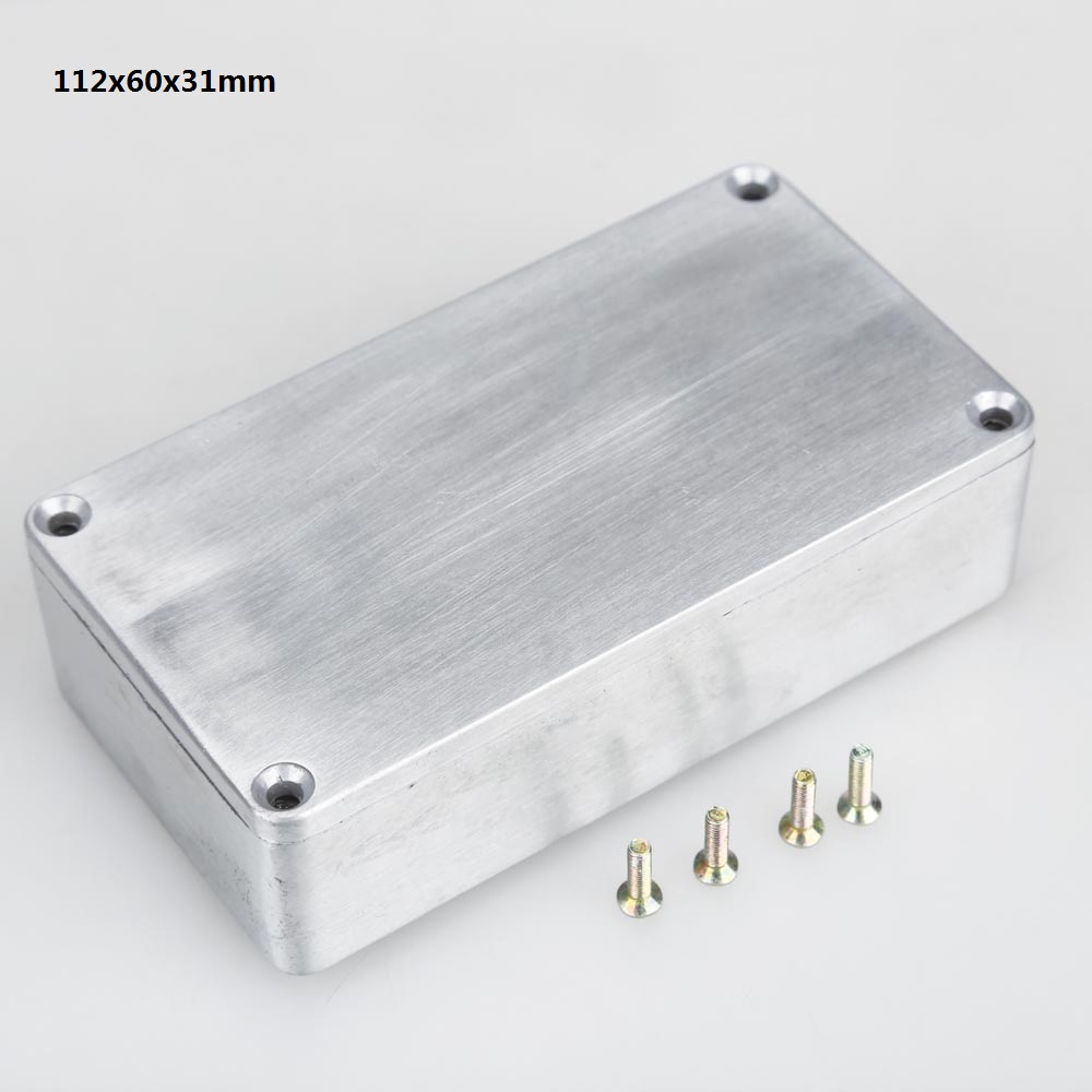 1590B Style Guitar Effects Pedal Aluminum Stomp Box Enclosure for DIY Guitar Pedal Kit Guitar Parts & Accessories instrumentos