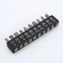 10 Pcs Insert Bit Set Torx Flat Head Cross Screwdriver Screws Head For Electrical Drill Electric Screwdriver Parts