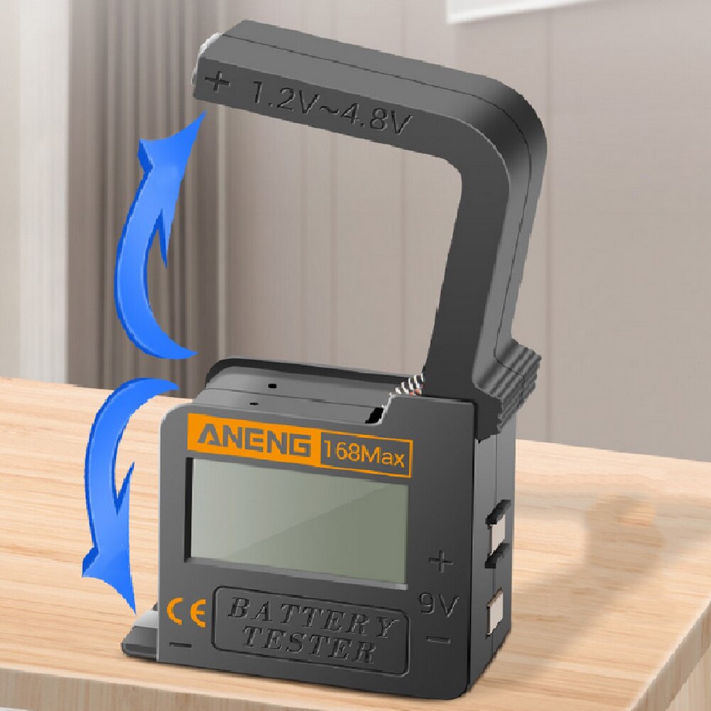 Portable Battery Tester High Precision Digital Display Battery Fuel Gauge Tool Power Tools Accessories for carbon zinc alkaline