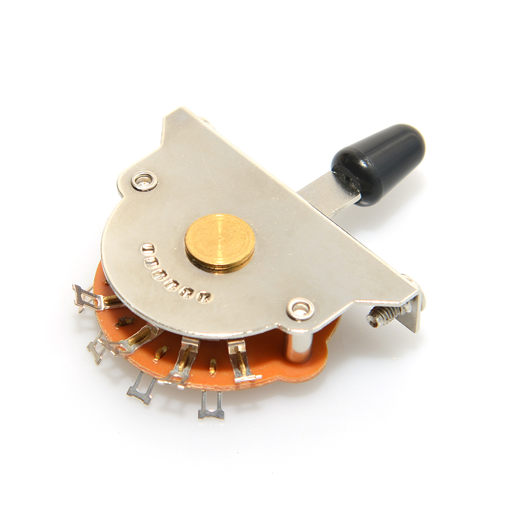 3 way 4 way 5 Way Electric Guitar Switch Metal Plastic 1pcs Tips Switch with Screws Electric Guitar Accessories: Red