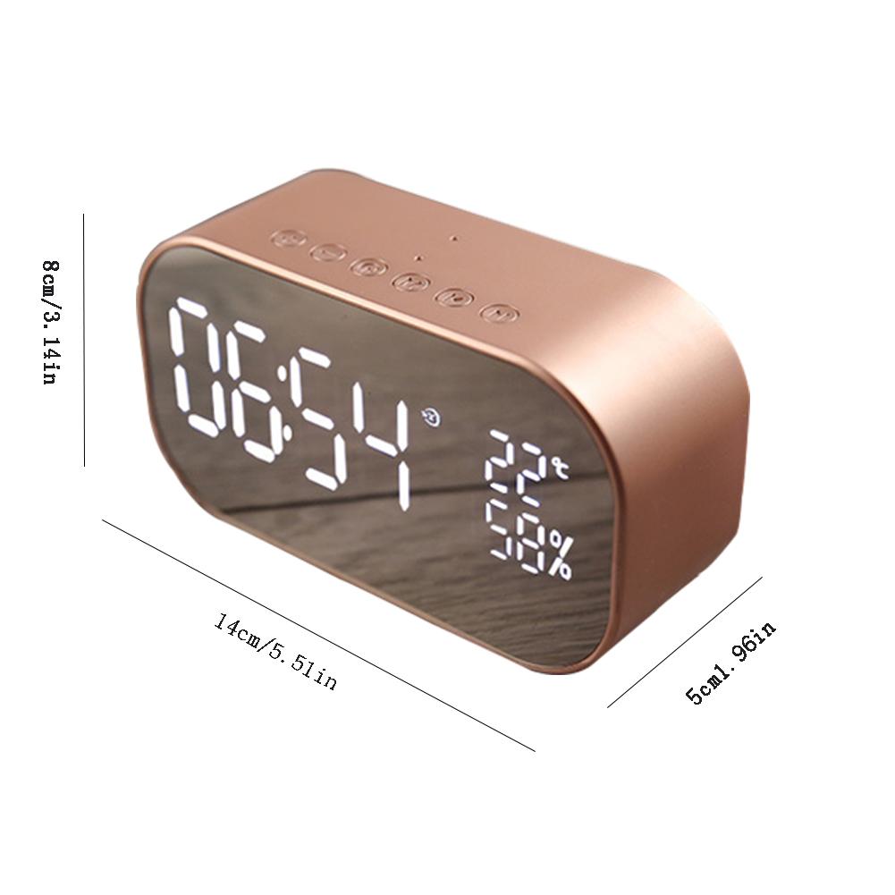 S2 Bluetooth Speaker Wireless Mini Mobile Alarm Clock Speaker Computer Car Subwoofer Multifunctional wireless bluetooth speaker
