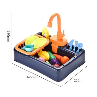 Parrot Automatic Bath Tub Bird Feeder Automatic Parrot Bathtub Swimming Pool Faucet Parrot Bath Water Dispenser Parrot Toys: Dark Blue