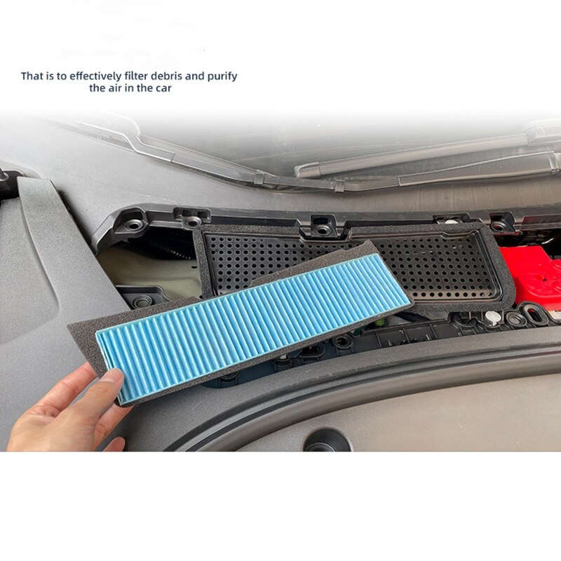 Filtro de aire accesorios de aire de ventilación cubierta de rejilla de admisión de aire Anti-Protector con bloqueo por Tesla modelo 3 externo de