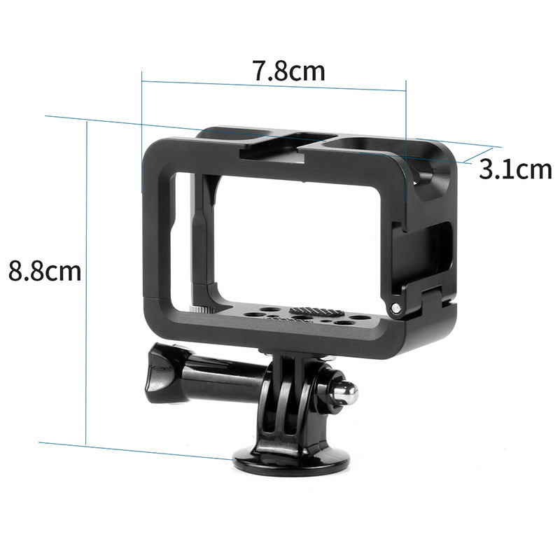 Action Camera Case - Metal Frame - Protective Housing Box for DJI Osmo Action