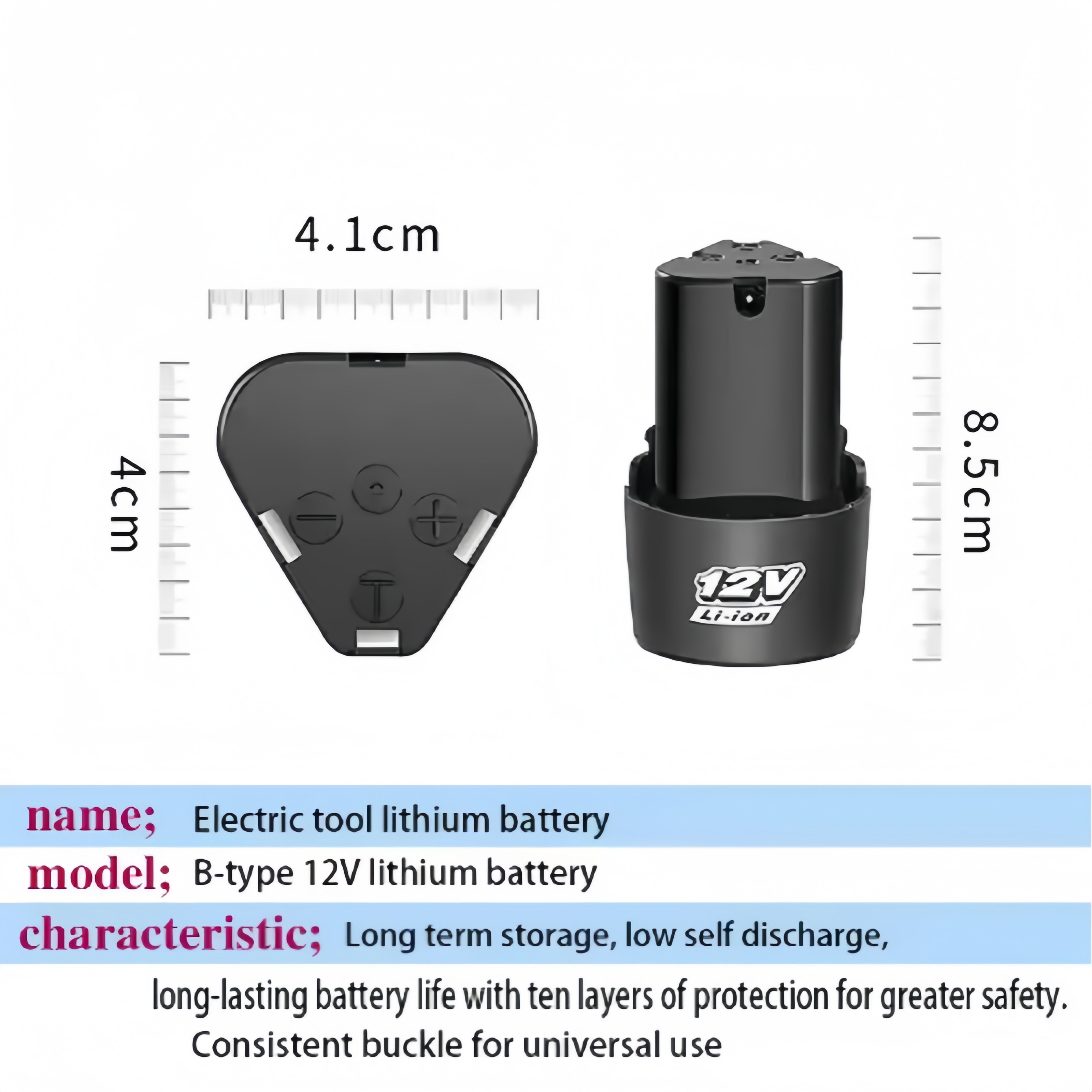 Najnowszy akumulator litowo-jonowy 12V 3500mAh wkrętak elektryczny, wiertarka, mini akumulator do szlifierki kątowej