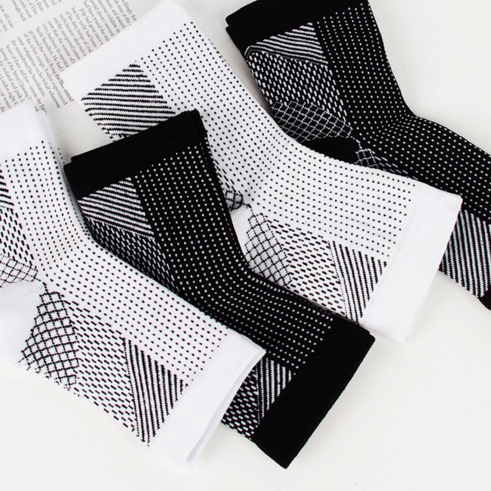 2 Paar Compressie Sokken Enkelcompressiemouwen Beugels Boog Ondersteuning Neuropathie Soothe Sokken Voor Dames Nano Sotesocks Voor Mannen