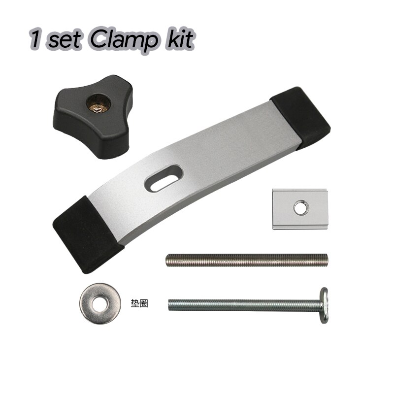 Placa de carpintería, Bloque de Prensa, tornillo T, mango deslizante, canaleta especial para carpintería, ranura T: platen kit 1 set