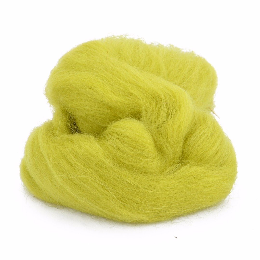 60G Diy Merino Woodland Groen Tinten Geverfd Wol Tops Roving Voor Naaldvilten 3 10 20 36 43 71