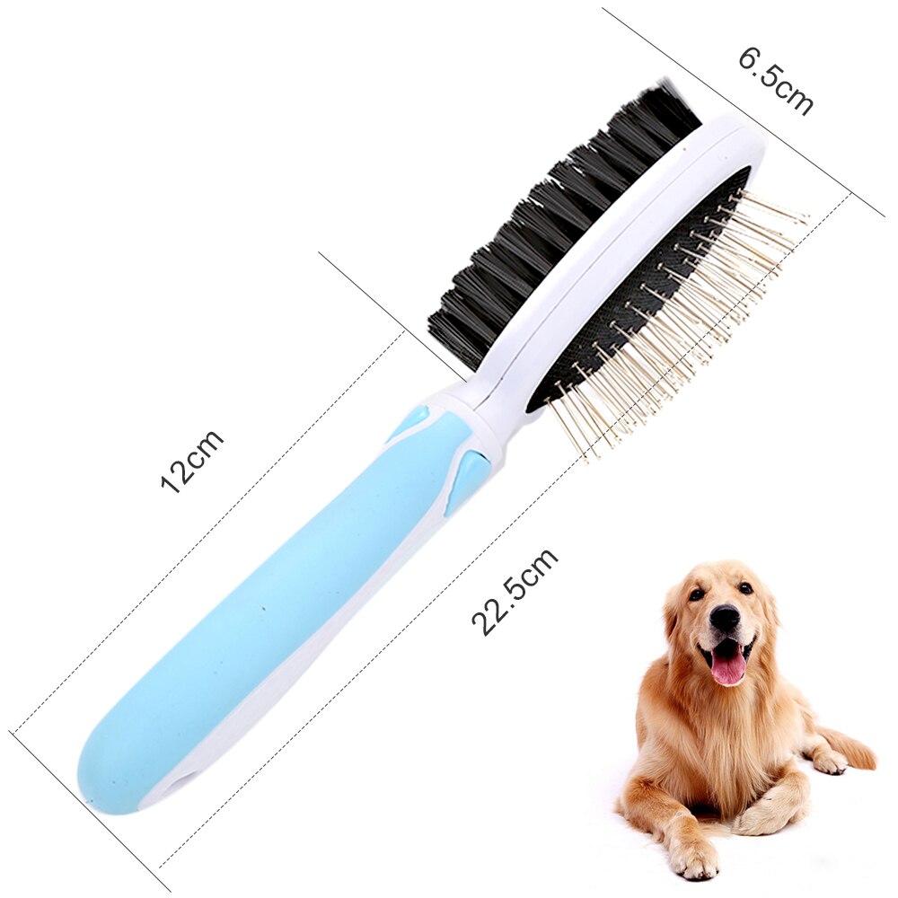 Cepillo para perros y Gatos, accesorios para Gatos y cachorros, productos para peinar y peinar, productos para perros pequeños, suministros para removedores de pelo para Mascotas #15