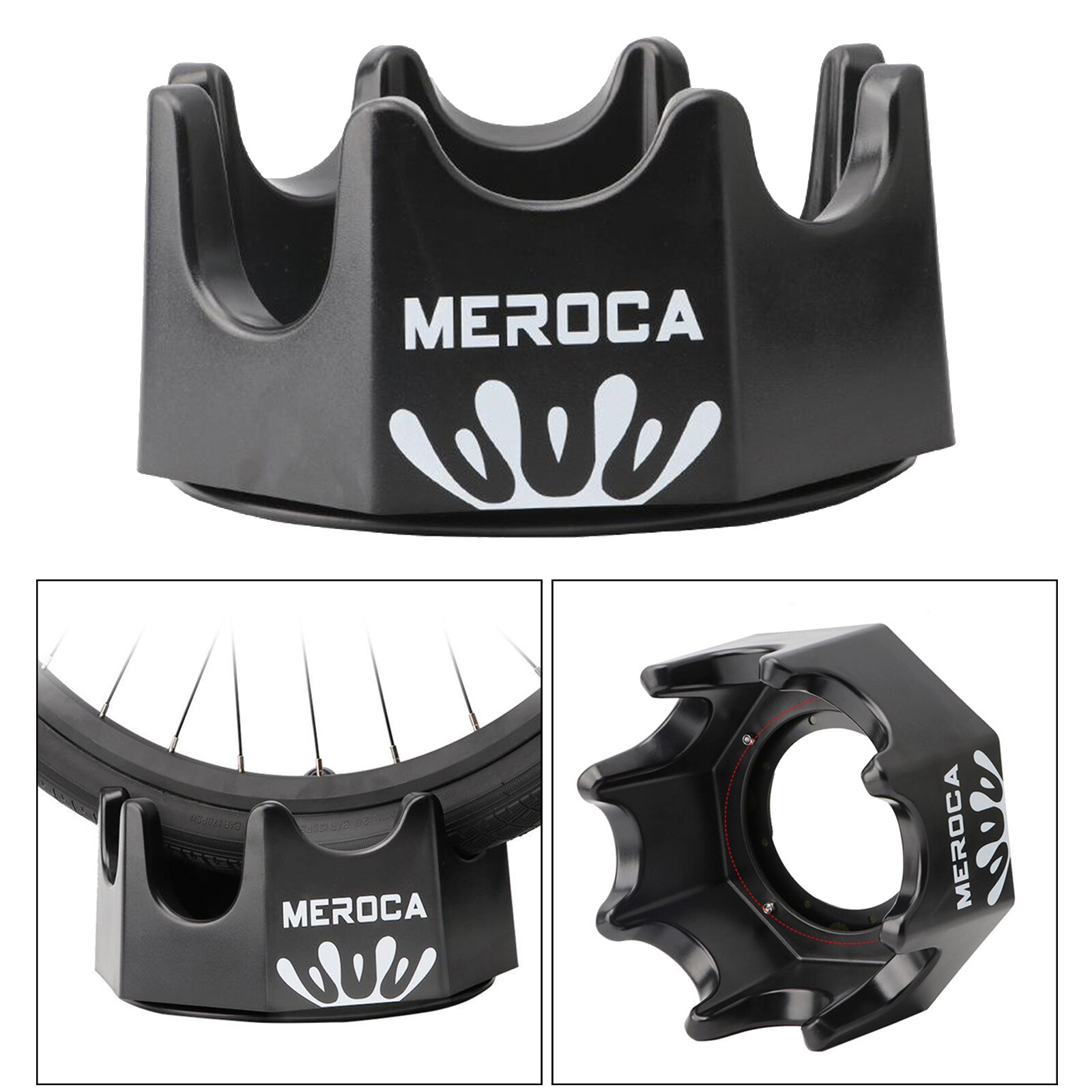 Solid Indoor Bike Front Wheel Riser Turbo Trainer Stand Stationary Block Pad