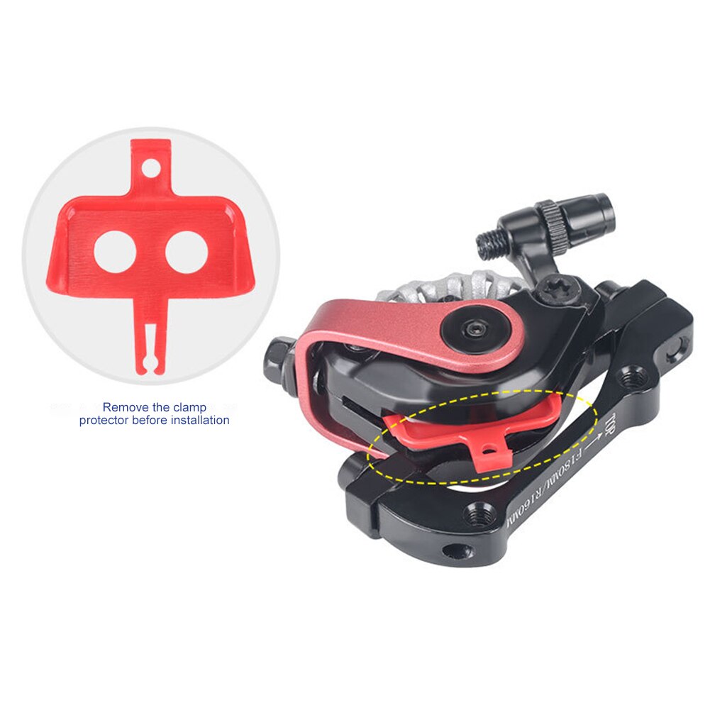 Bicycle Front Rear Disc Brake Mountain Road MTB Bike Mechanical Caliper Disc Brakes Cycling Part F160/R140 F180/R160 Dual Piston