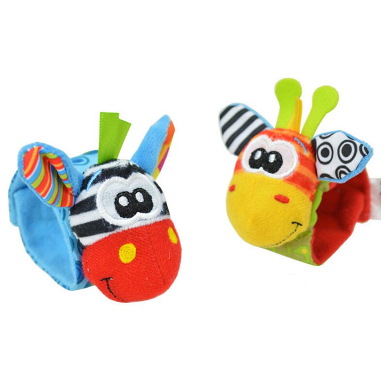 Baby skalller leksak skaller set baby sensoriska leksaker foot-finder strumpor handled skaller armband lockar barnets uppmärksamhet slumpmässigt