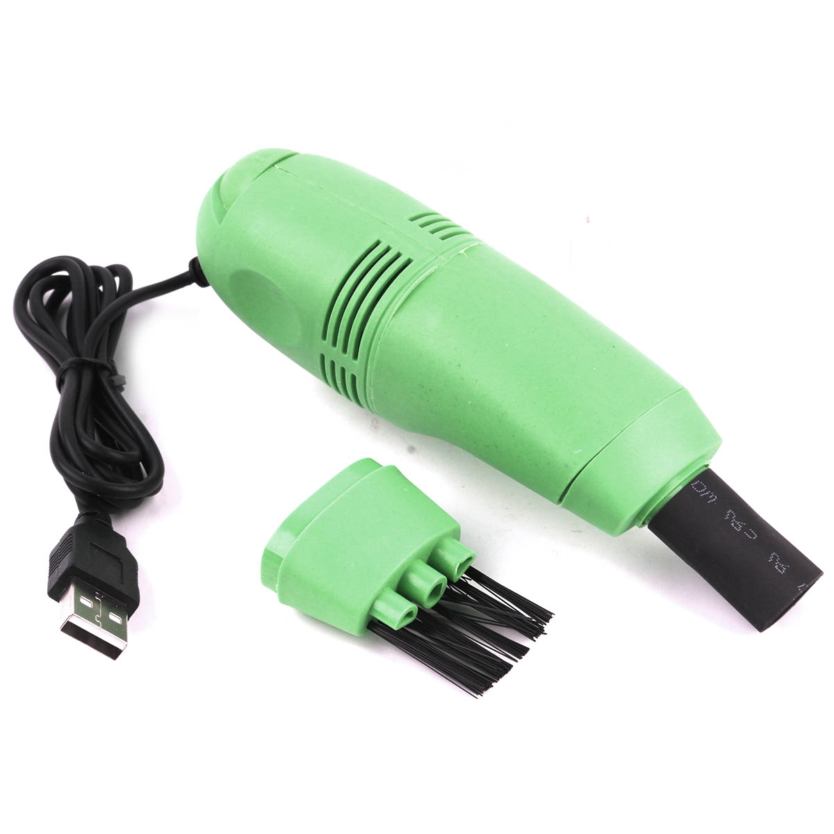gadget USB aspirapolvere per computer mini tastiera detergente per telefoni cellulari spazzola per computer portatile kit per la pulizia della polvere gadget per taccuino elettronico: verde