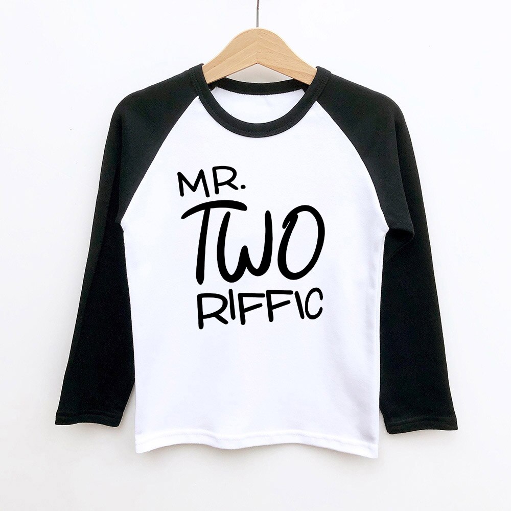 2nd Geburtstag Hemd Unisex Wilde und Zwei Geburtstag Hemd 2nd Geburtstag Junge Mädchen Party T-shirts Kinder T-shirts Kinder Langarm t: HM07-KRTBK- / 3T