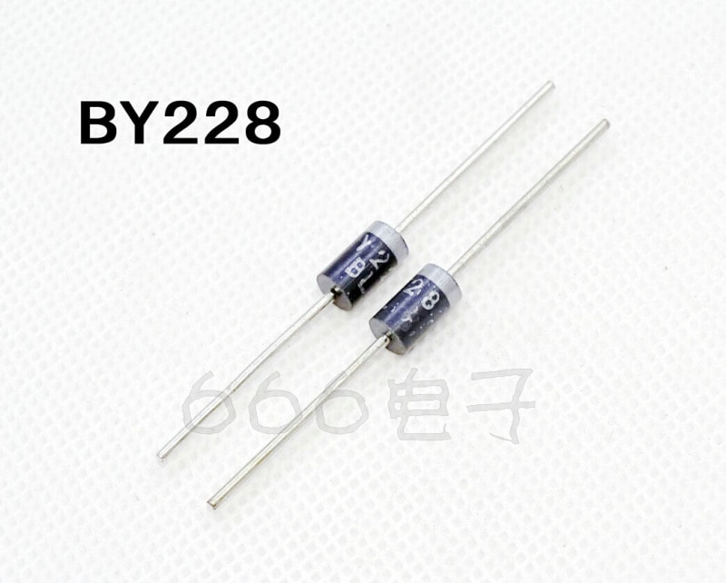 100 stuks  by228 5 a 1500v snel hersteldiode